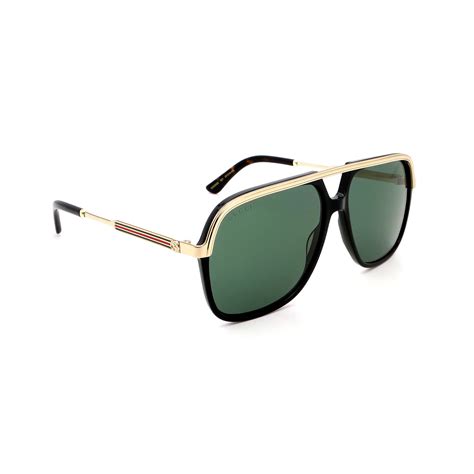 gucci sunglasses men black and gold|Gucci sunglasses sale or clearance.